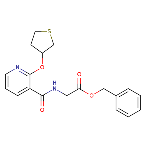 benzyl 2-{[2-(thiolan-3-yloxy)pyridin-3-yl]formamido}acetate