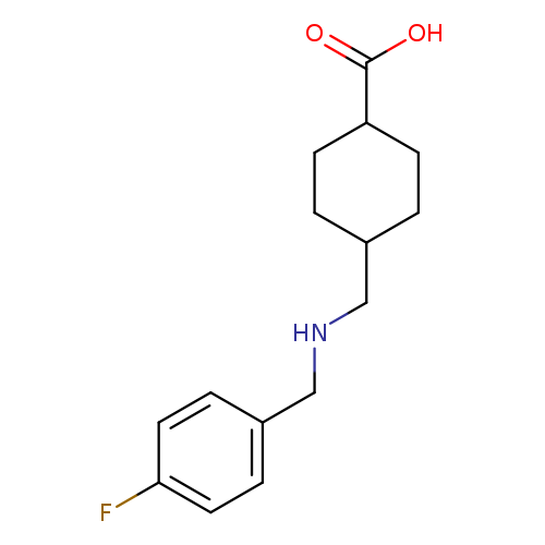 4-([(4-Fluorobenzyl)amino]methyl)cyclohexanecarboxylic acid