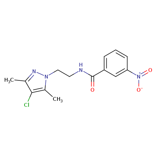N-[2-(4-chloro-3,5-dimethyl-1H-pyrazol-1-yl)ethyl]-3-nitrobenzamide