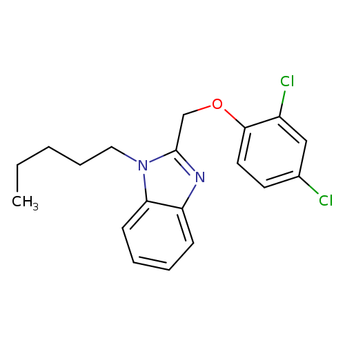 2-[(2,4-dichlorophenoxy)methyl]-1-pentyl-1H-1,3-benzodiazole