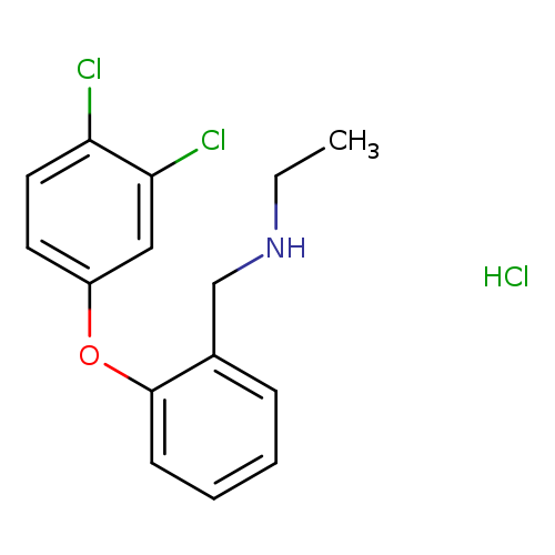 {[2-(3,4-dichlorophenoxy)phenyl]methyl}(ethyl)amine hydrochloride