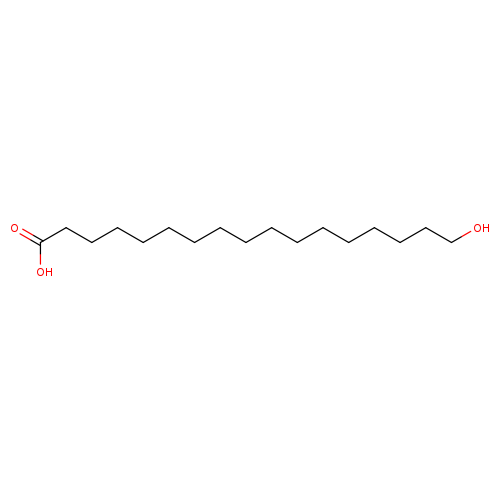 Heptadecanoic acid, 17-hydroxy-