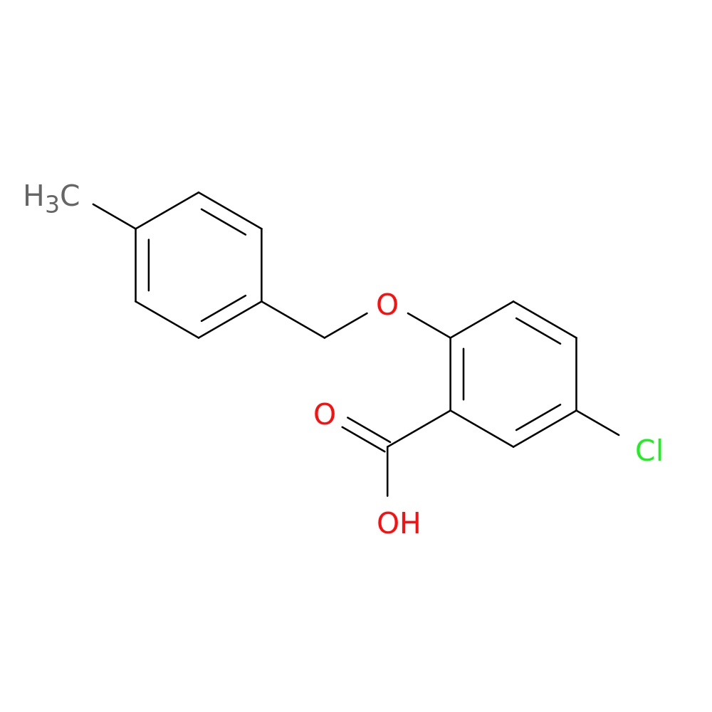 5-Chloro-2-[(4-methylbenzyl)oxy]benzoic acid
