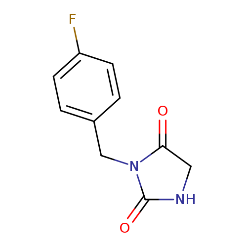 3-(4-fluorobenzyl)imidazolidine-2,4-dione