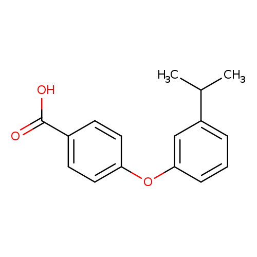 4-[3-(propan-2-yl)phenoxy]benzoicacid