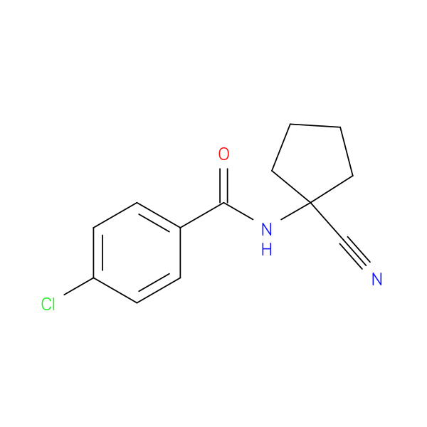 4-CHLORO-N-(1-CYANO-CYCLOPENTYL)-BENZAMIDE