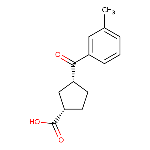 cis-3-(3-Methylbenzoyl)cyclopentane-1-carboxylic acid