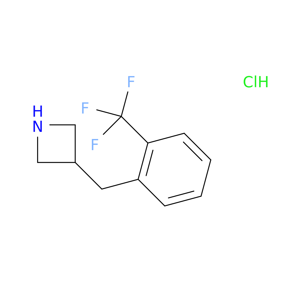 3-{[2-(trifluoromethyl)phenyl]methyl}azetidine hydrochloride