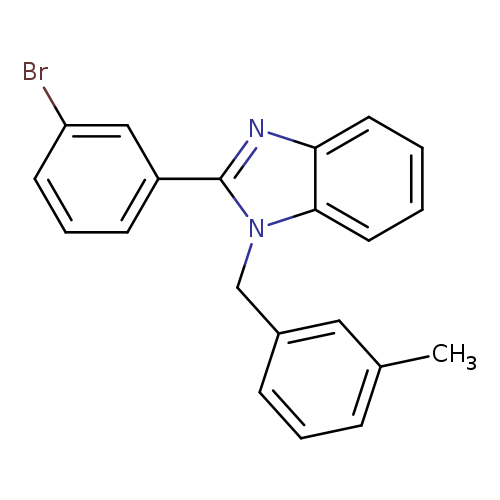 2-(3-bromophenyl)-1-[(3-methylphenyl)methyl]-1H-1,3-benzodiazole