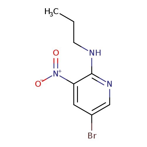 5-Bromo-3-nitro-2-propylaminopyridine