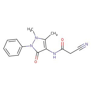 2-Cyano-n-(1,5-dimethyl-3-oxo-2-phenyl-2,3-dihydro-1h-pyrazol-4-yl)acetamide
