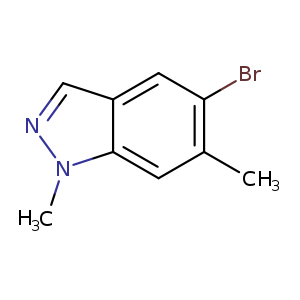 1H-Indazole, 5-bromo-1,6-dimethyl-