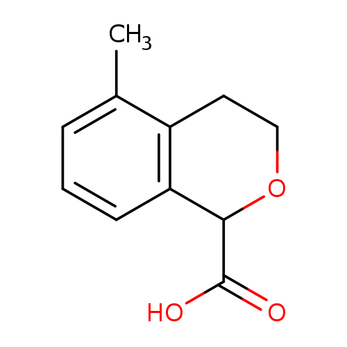5-methyl-3,4-dihydro-1H-2-benzopyran-1-carboxylic acid