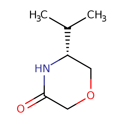 3-Morpholinone, 5-(1-methylethyl)-, (5R)-