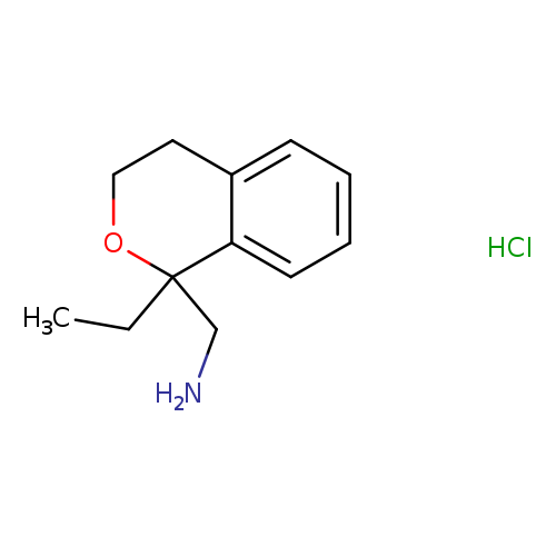 (1-ethyl-3,4-dihydro-1H-2-benzopyran-1-yl)methanamine hydrochloride