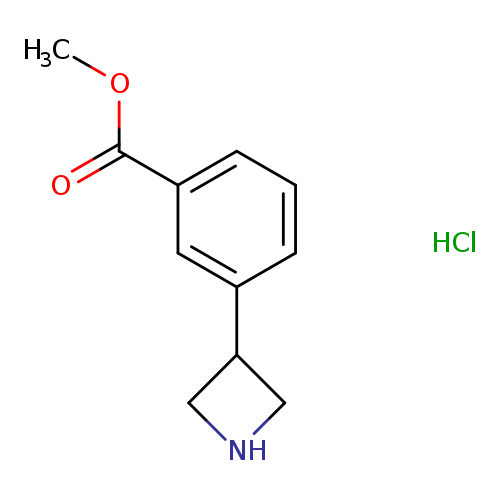 Benzoic acid, 3-​(3-​azetidinyl)​-​, methyl ester, hydrochloride (1:1)