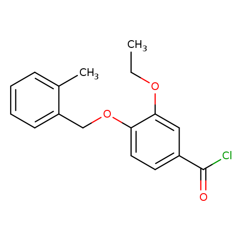 3-Ethoxy-4-[(2-methylbenzyl)oxy]benzoyl chloride