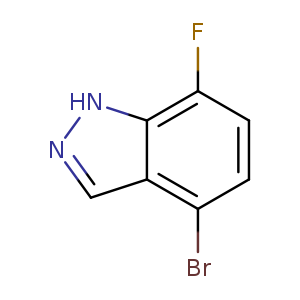 1H-Indazole, 4-broMo-7-fluoro-