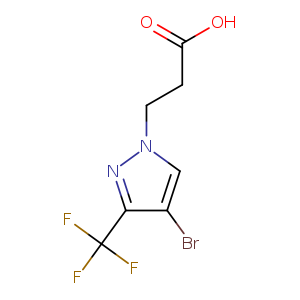 3-(4-Bromo-3-(trifluoromethyl)-1H-pyrazol-1-yl)propanoic acid