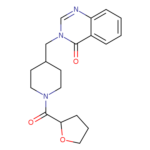 3-{[1-(oxolane-2-carbonyl)piperidin-4-yl]methyl}-3,4-dihydroquinazolin-4-one