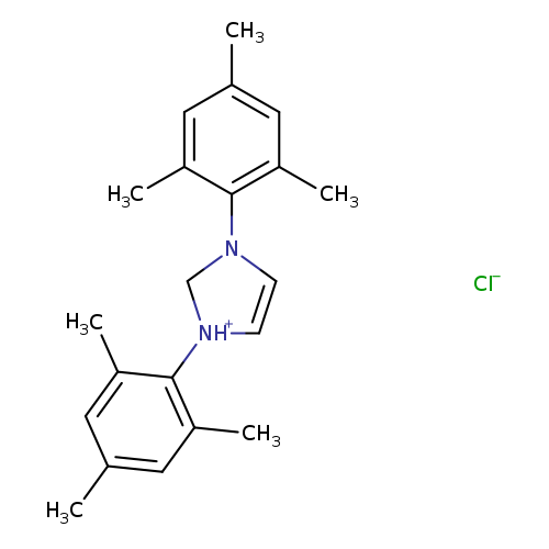 1H-Imidazolium, 1,3-bis(2,4,6-trimethylphenyl)-, chloride (1:1)