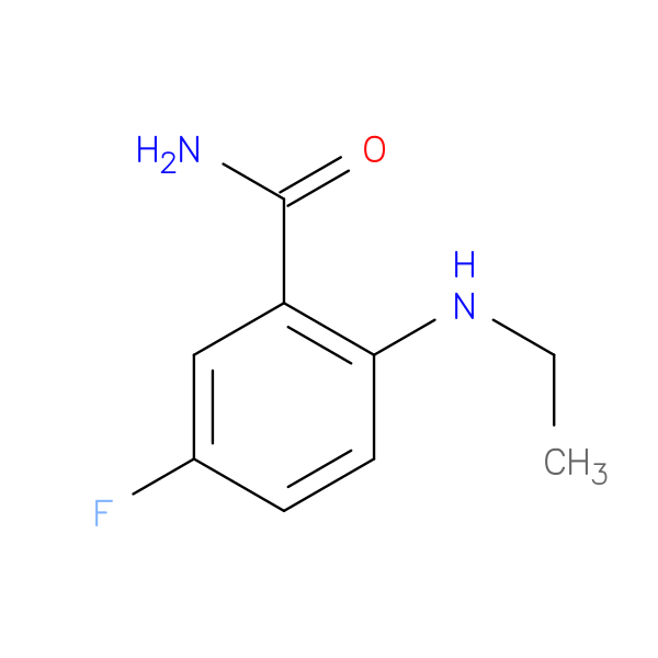 2-Ethylamino-5-fluoro-benzamide