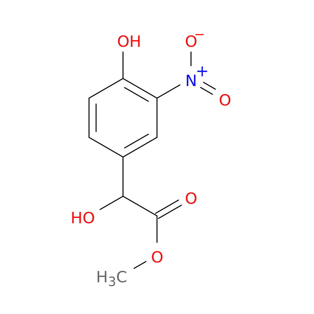 methyl 2-hydroxy-2-(4-hydroxy-3-nitrophenyl)acetate