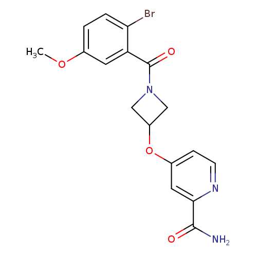 4-{[1-(2-bromo-5-methoxybenzoyl)azetidin-3-yl]oxy}pyridine-2-carboxamide
