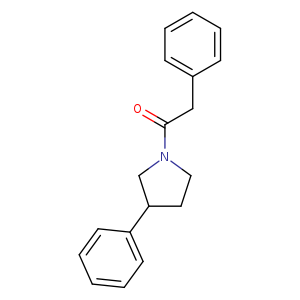 2-phenyl-1-(3-phenylpyrrolidin-1-yl)ethan-1-one