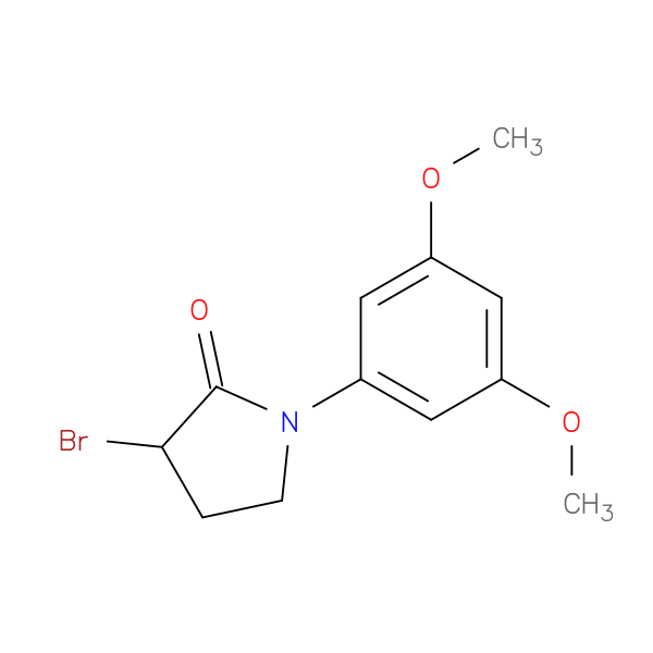3-bromo-1-(3,5-dimethoxyphenyl)pyrrolidin-2-one