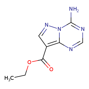 ethyl 4-aminopyrazolo[1,5-a][1,3,5]triazine-8-carboxylate