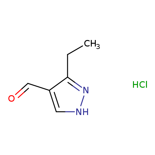 3-ethyl-1H-pyrazole-4-carbaldehyde hydrochloride