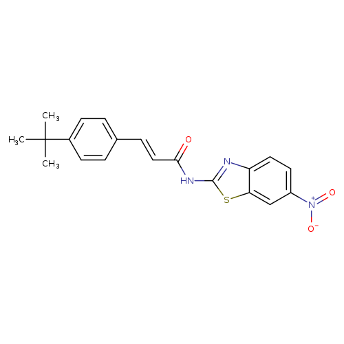 3-(4-tert-butylphenyl)-N-{6-nitro-1,3-benzothiazol-2-yl}acrylamide
