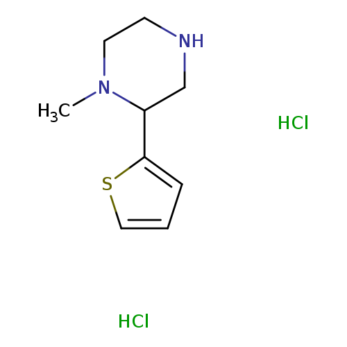 1-methyl-2-(thiophen-2-yl)piperazinedihydrochloride