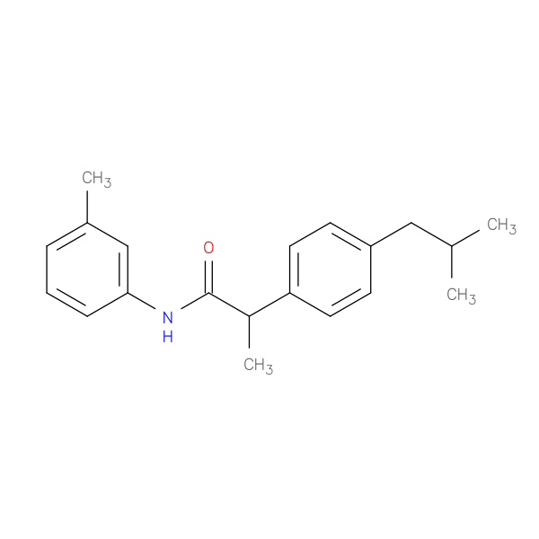 2-(4-isobutylphenyl)-N-(3-methylphenyl)propanamide