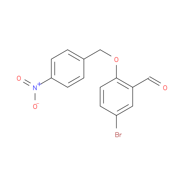 2-(4-nitrobenzyloxy)-5-bromobenzaldehyde