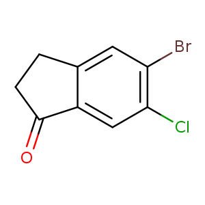 1H-​Inden-​1-​one, 5-​bromo-​6-​chloro-​2,​3-​dihydro-