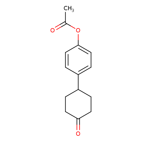 4-(4-Oxocyclohexyl)phenyl acetate
