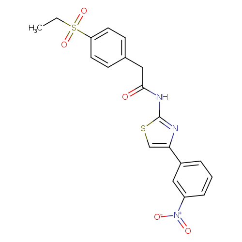 2-[4-(ethanesulfonyl)phenyl]-N-[4-(3-nitrophenyl)-1,3-thiazol-2-yl]acetamide