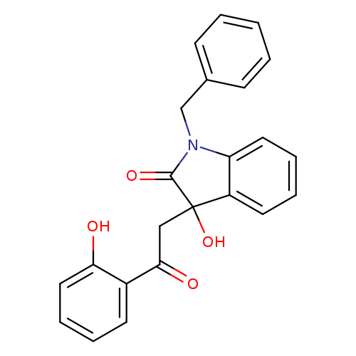 1-benzyl-3-hydroxy-3-[2-(2-hydroxyphenyl)-2-oxoethyl]-1,3-dihydro-2H-indol-2-one