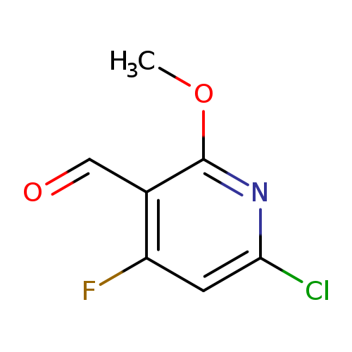 6-chloro-4-fluoro-2-methoxypyridine-3-carbaldehyde