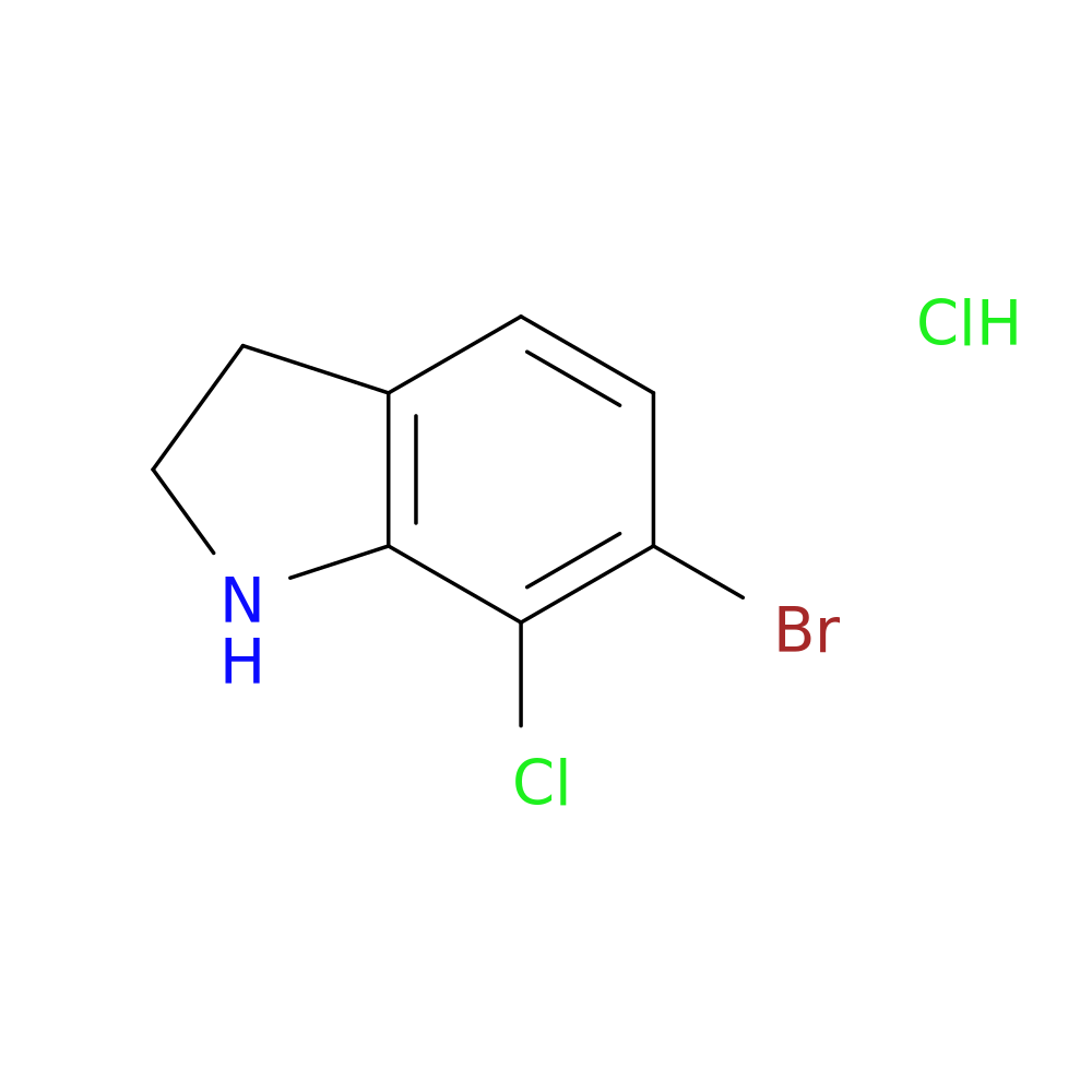6-bromo-7-chloro-2,3-dihydro-1H-indole hydrochloride