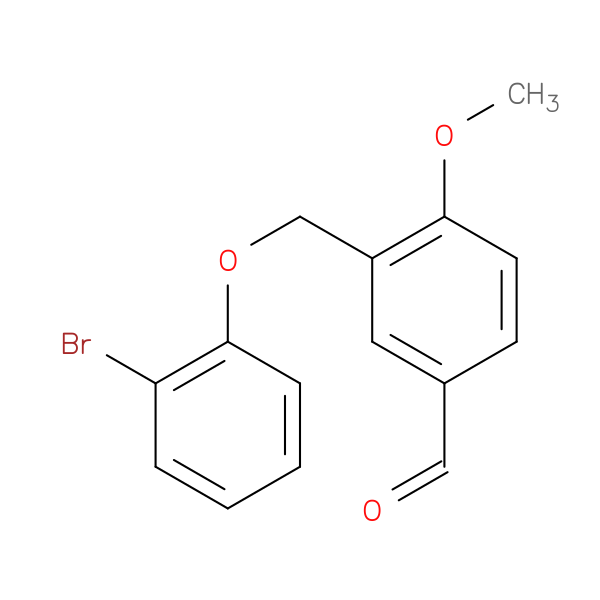 3-[(2-Bromophenoxy)methyl]-4-methoxybenzaldehyde