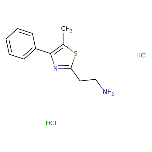 2-(5-methyl-4-phenyl-1,3-thiazol-2-yl)ethan-1-amine dihydrochloride