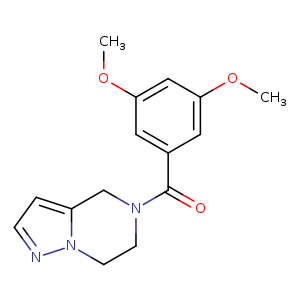 5-(3,5-dimethoxybenzoyl)-4H,5H,6H,7H-pyrazolo[1,5-a]pyrazine