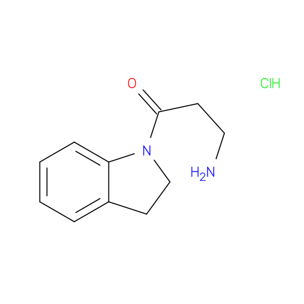 3-amino-1-(2,3-dihydro-1H-indol-1-yl)propan-1-one hydrochloride