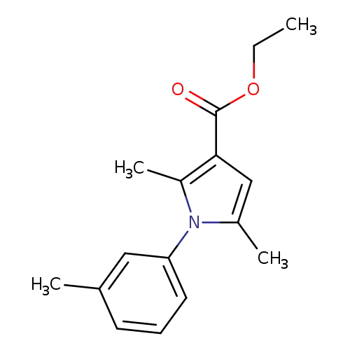 ethyl 2,5-dimethyl-1-(3-methylphenyl)-1H-pyrrole-3-carboxylate