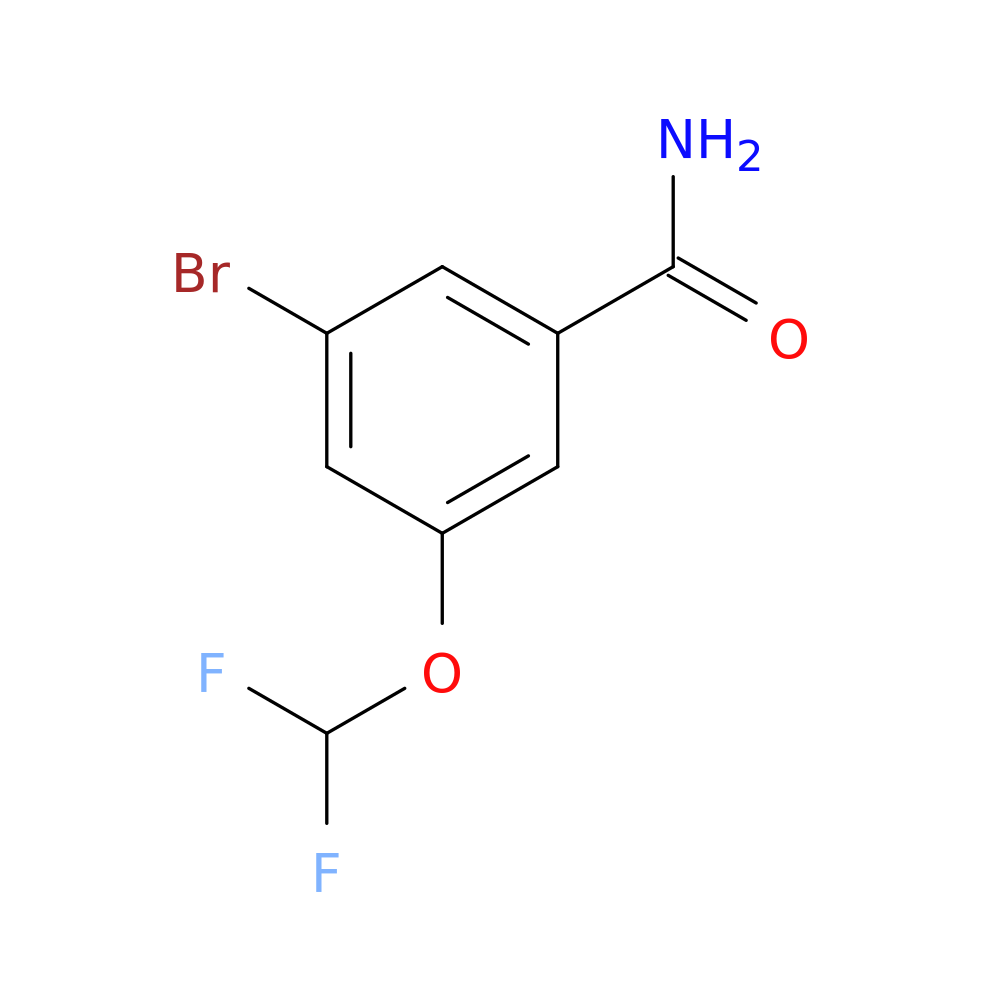 3-Bromo-5-(difluoromethoxy)benzamide