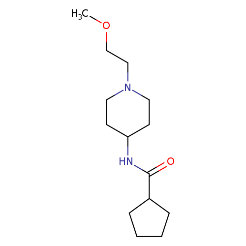 N-[1-(2-methoxyethyl)piperidin-4-yl]cyclopentanecarboxamide