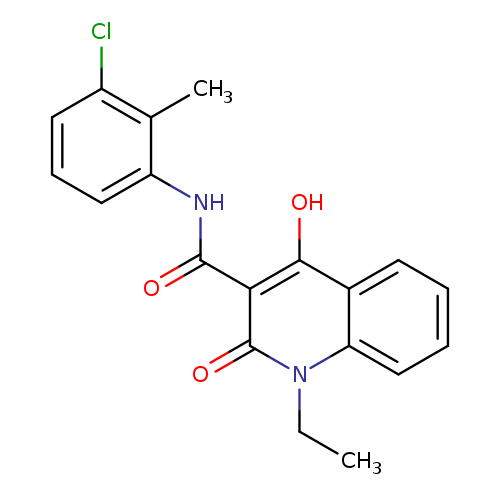 N-(3-chloro-2-methylphenyl)-1-ethyl-4-hydroxy-2-oxo-1,2-dihydroquinoline-3-carboxamide
